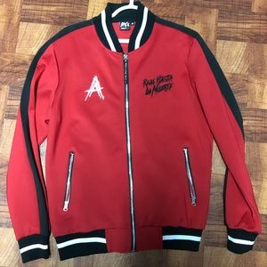 Anuel Aa Real Hasta La Muerte Track Suit Red Size Small